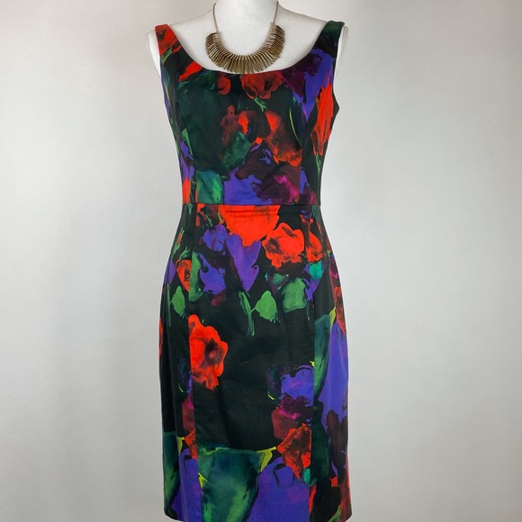 Milly Sophia Floral Print Stretch Cotton Dress, 6 - Picture 5 of 11